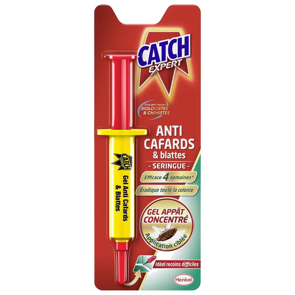 Lot de 2 gels anti-cafards CATCH 10 g