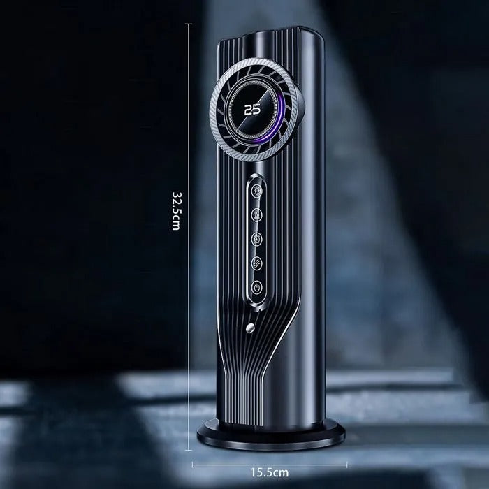 Ventilateur sur socle LED avec réservoir d’eau