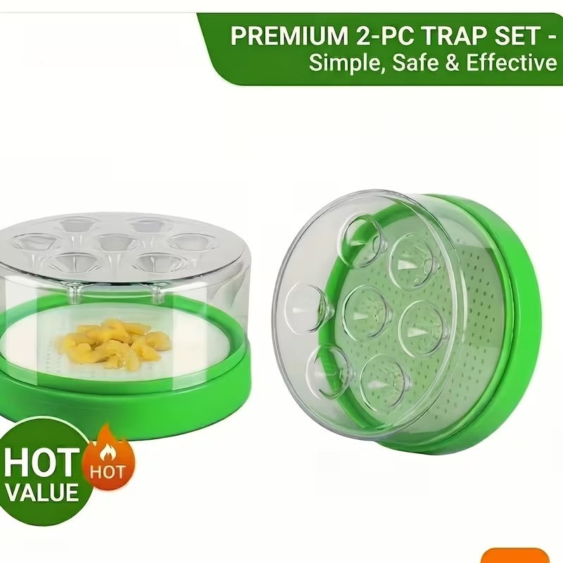 Lot de 2 pièges à guêpes réutilisables