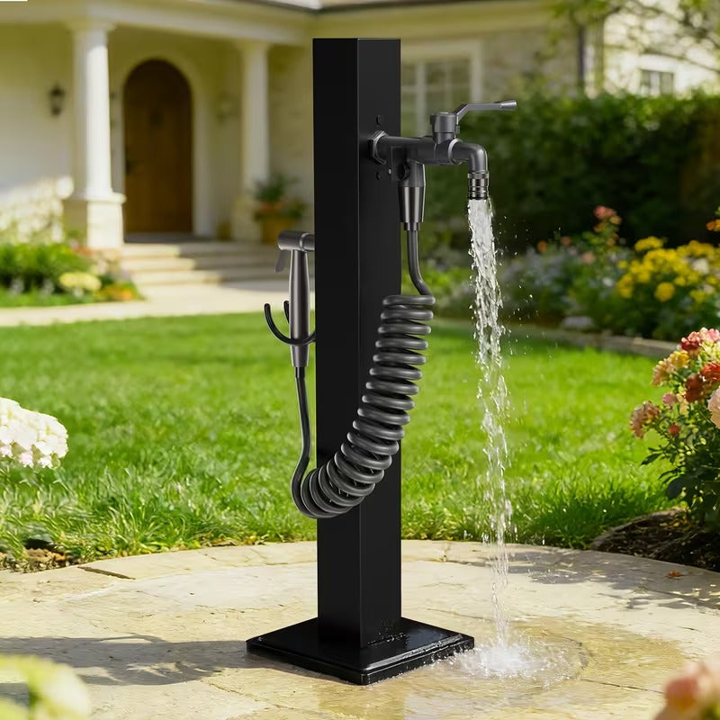 Borne d’eau extérieure inox 304 avec robinet