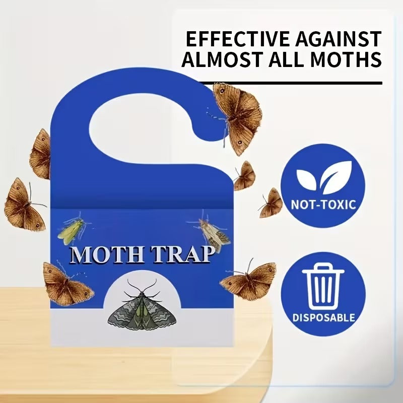 Lot de 12 pièges anti-mites alimentaires