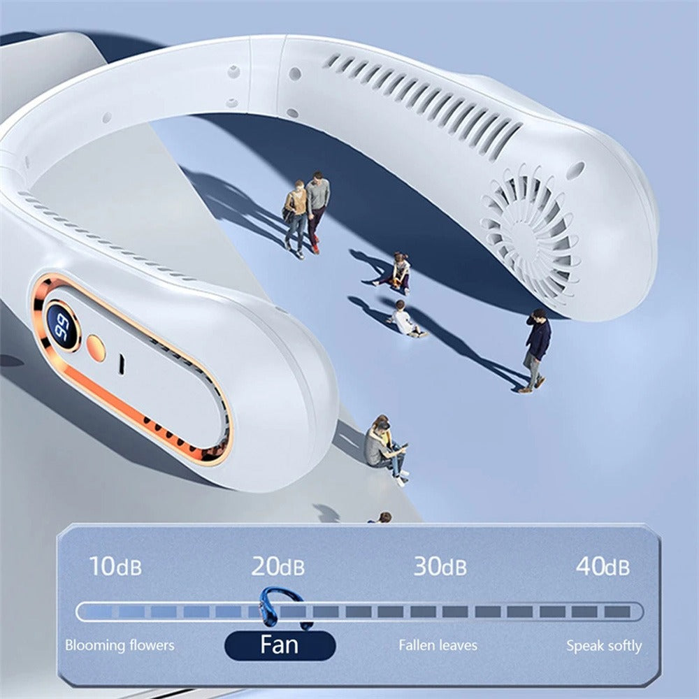 Ventilateur de cou rechargeable sans pale