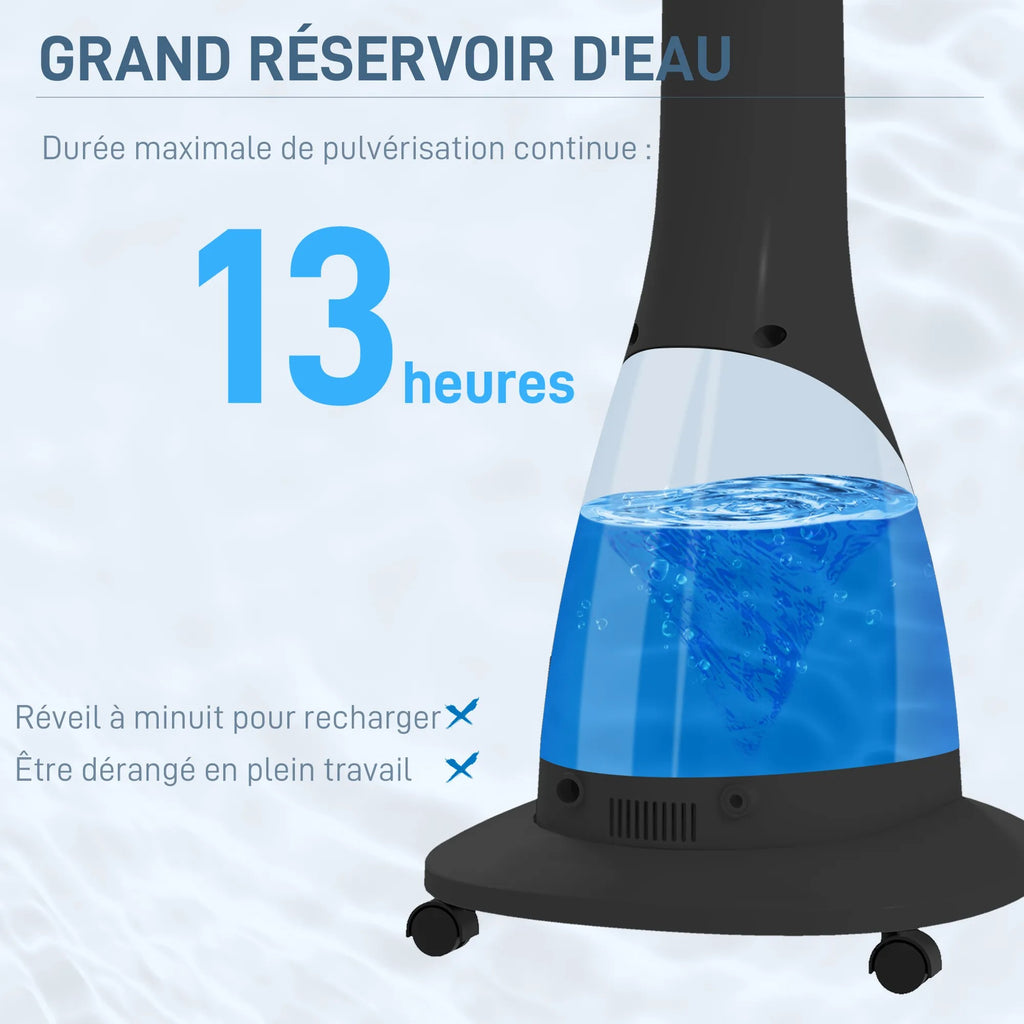 Ventilateur brumisateur sur pied 90 W