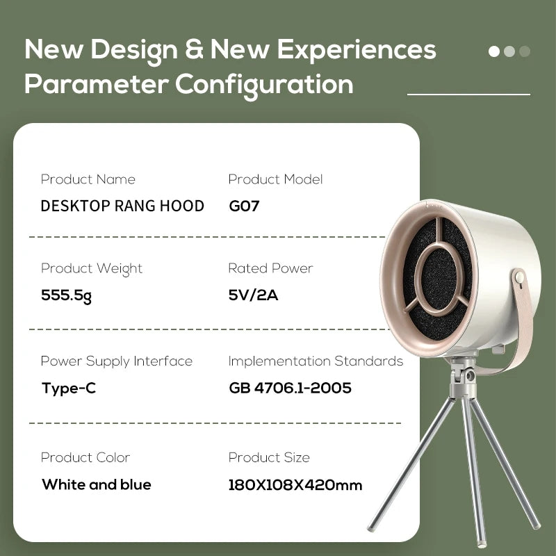 Ultra efficient mini extractor hood