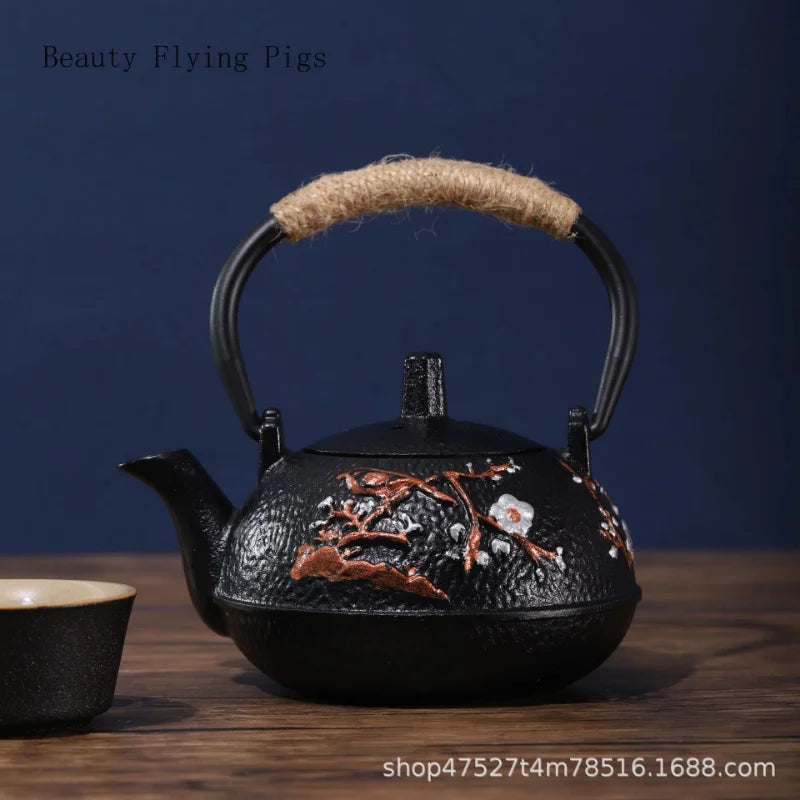 Retro Cast Iron Teapot - The Elegance of Tradition