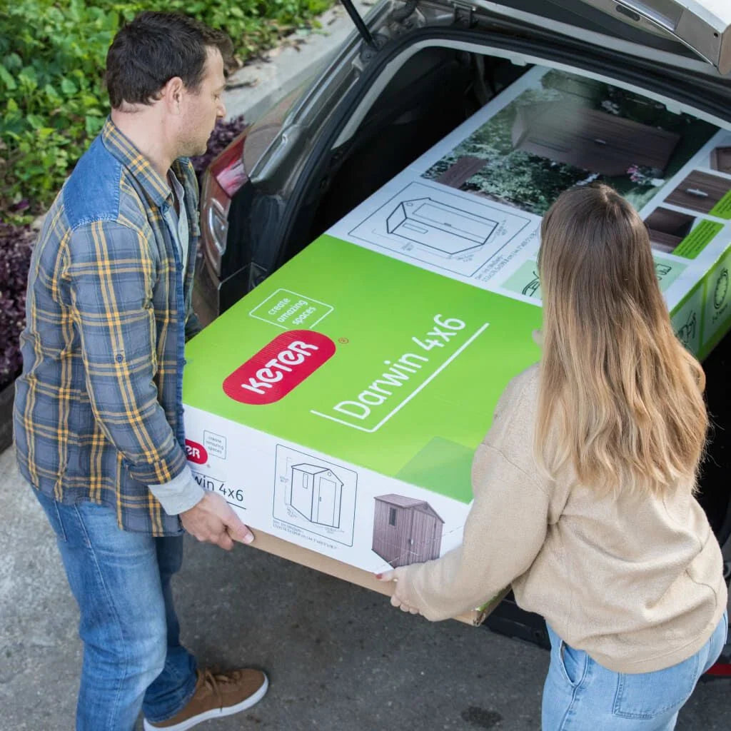 Abri de jardin Keter Darwin 68 - 190x244x221 cm Gris