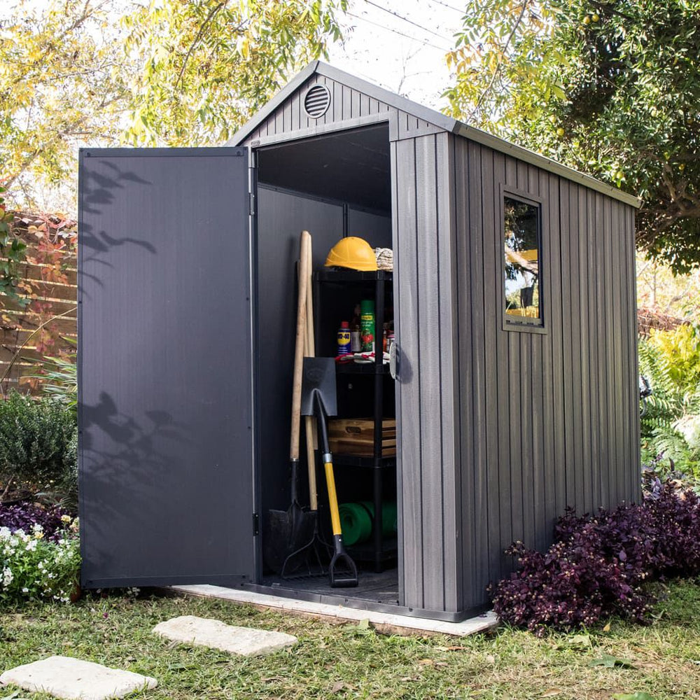 Abri de jardin Keter Darwin 68 - 190 × 244 × 221 cm Gris