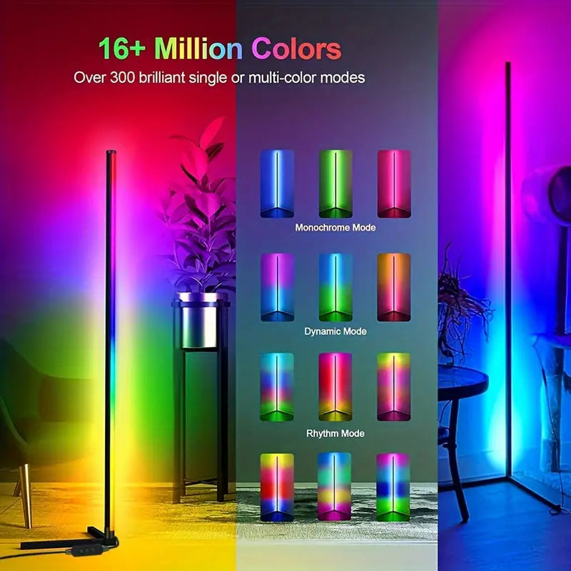 Lampe de Sol LED d’Angle Intelligente
