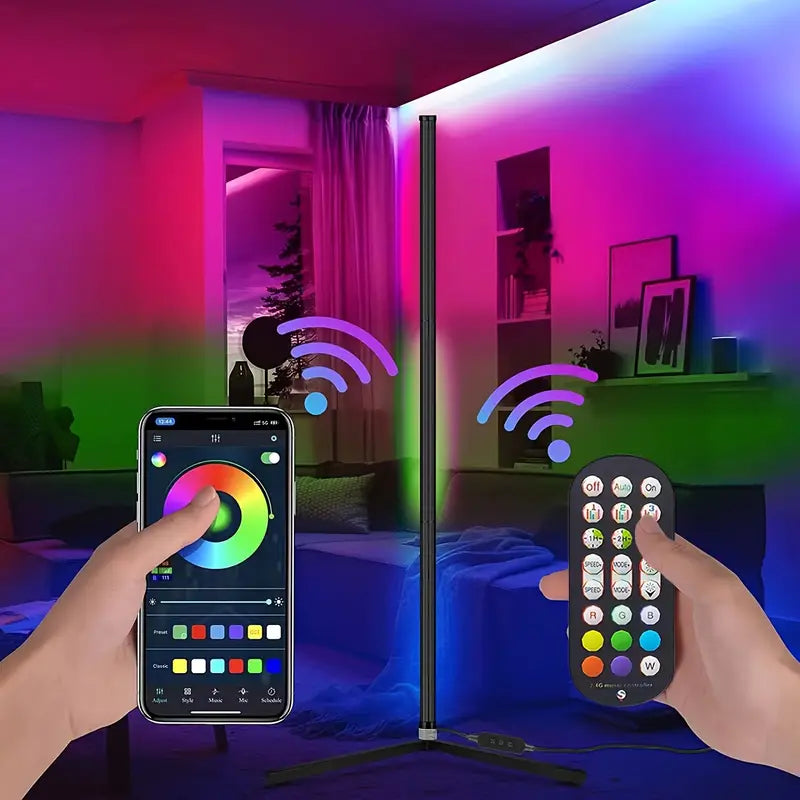 Lampe de Sol LED d’Angle Intelligente