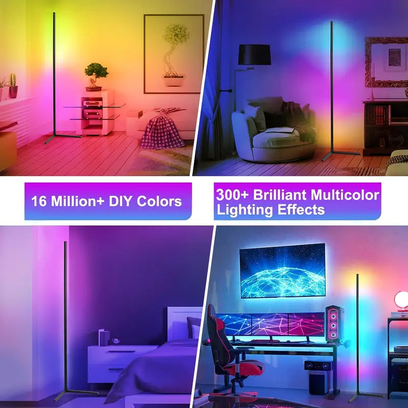Lampe de Sol LED d’Angle Intelligente