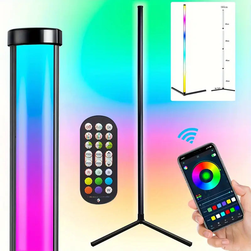 Lampe de Sol LED d’Angle Intelligente