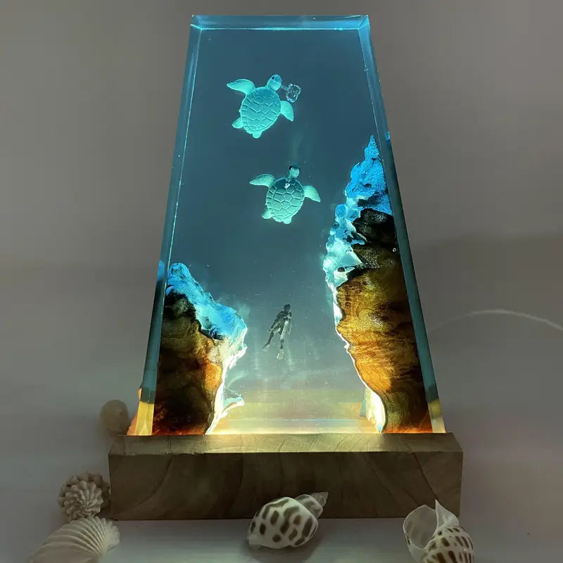Lampe Tortue en Résine