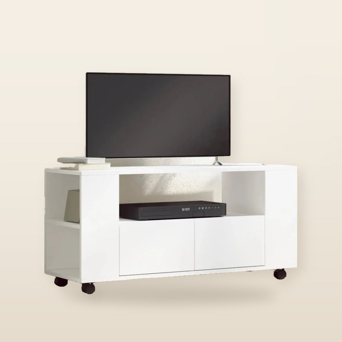 Meuble TV avec Roulettes – 102 × 34,5 × 43 cm – Finition Magnifique