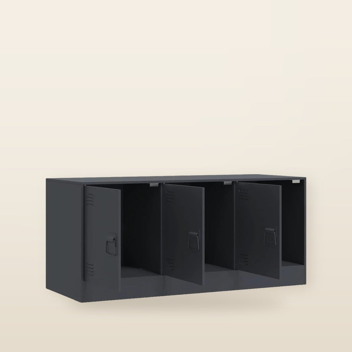 Meuble TV en Acier – 99 × 39 × 44 cm – Design Industriel Élégant