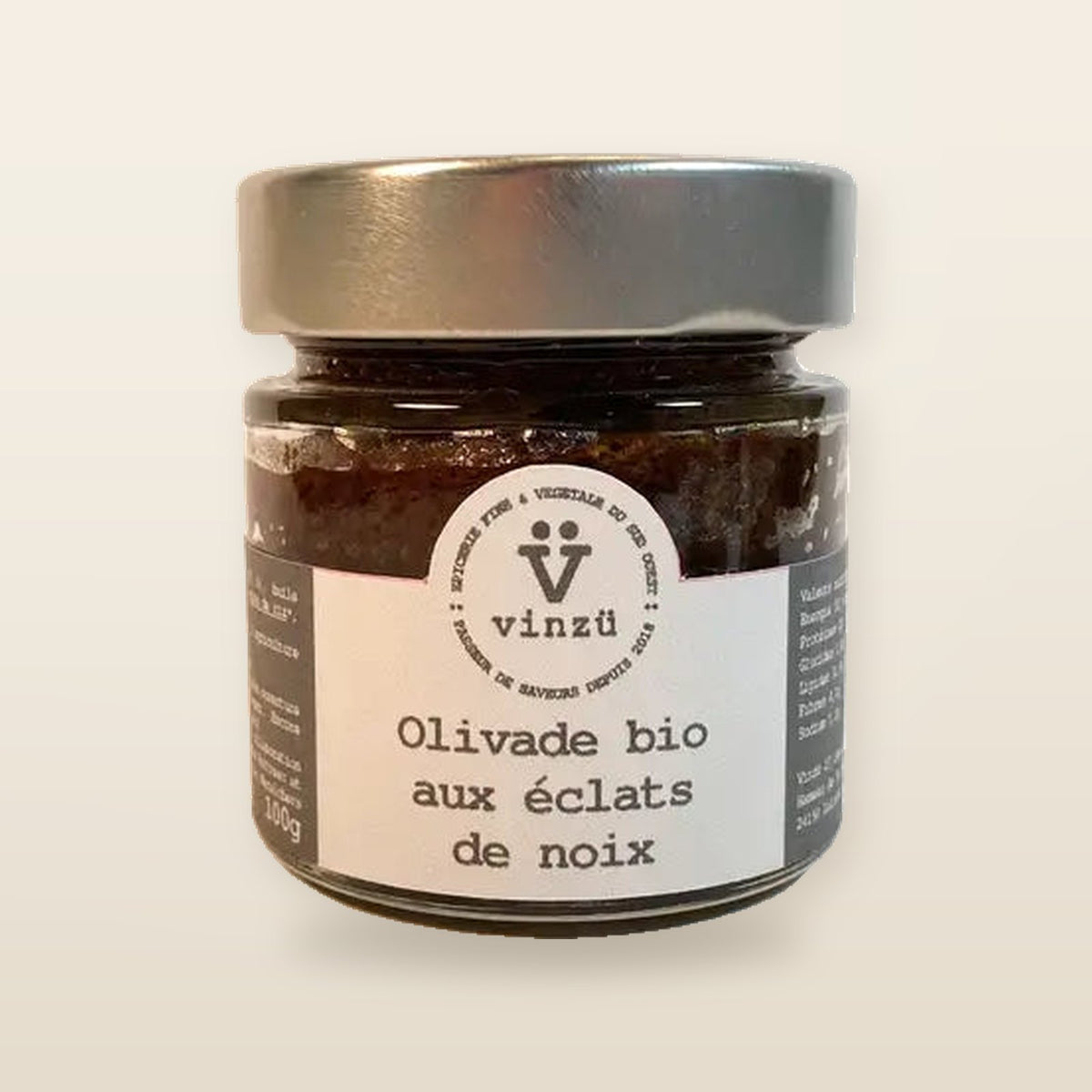 Organic Olivade with Walnut Pieces - Vinzü