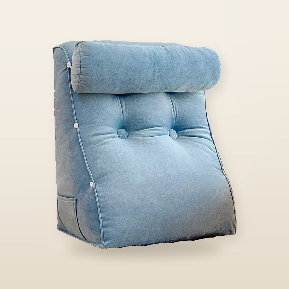 Oreiller de Lecture Ergonomique – Confort raffiné pour vos instants de détente