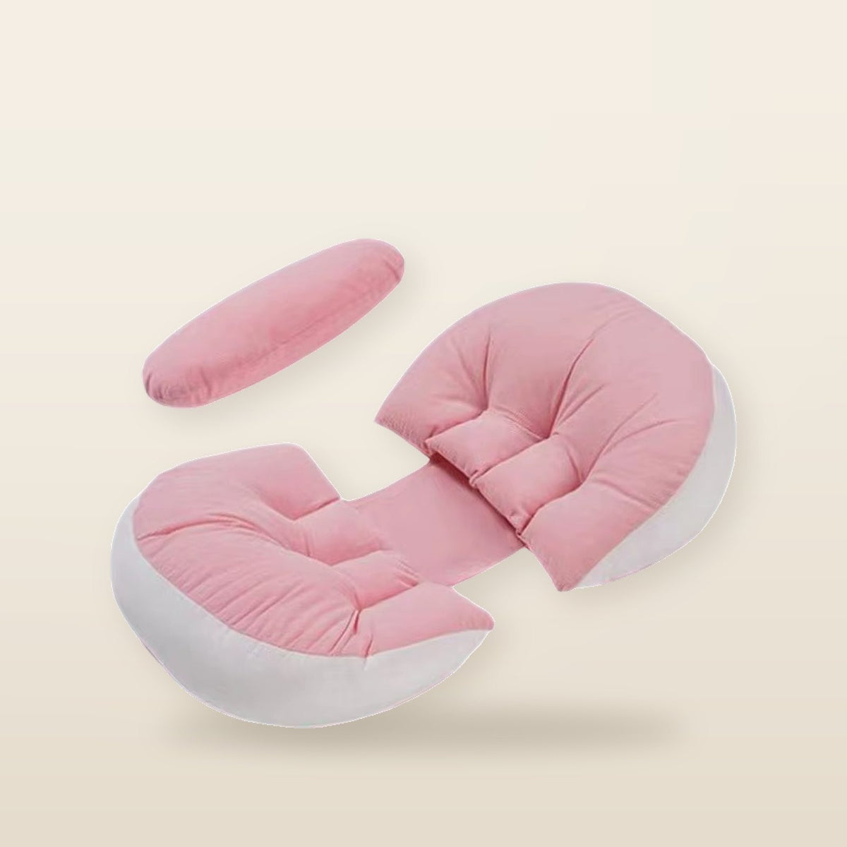 Oreiller de Sommeil Grossesse en Forme de U – Soutien Complet & Confort Absolu