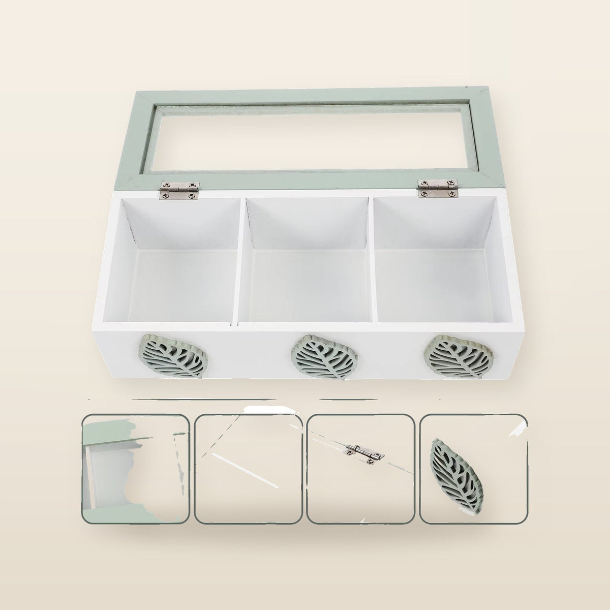 Organisateur en Bambou pour Sachets de Thé