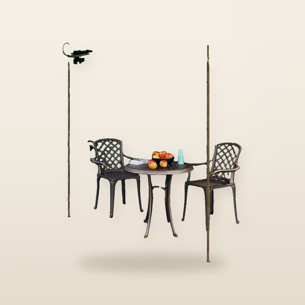 Pergola fer marron antique – Élégante et solide