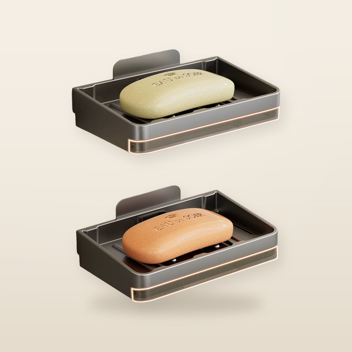 Porte-Savon en Aluminium Chromé