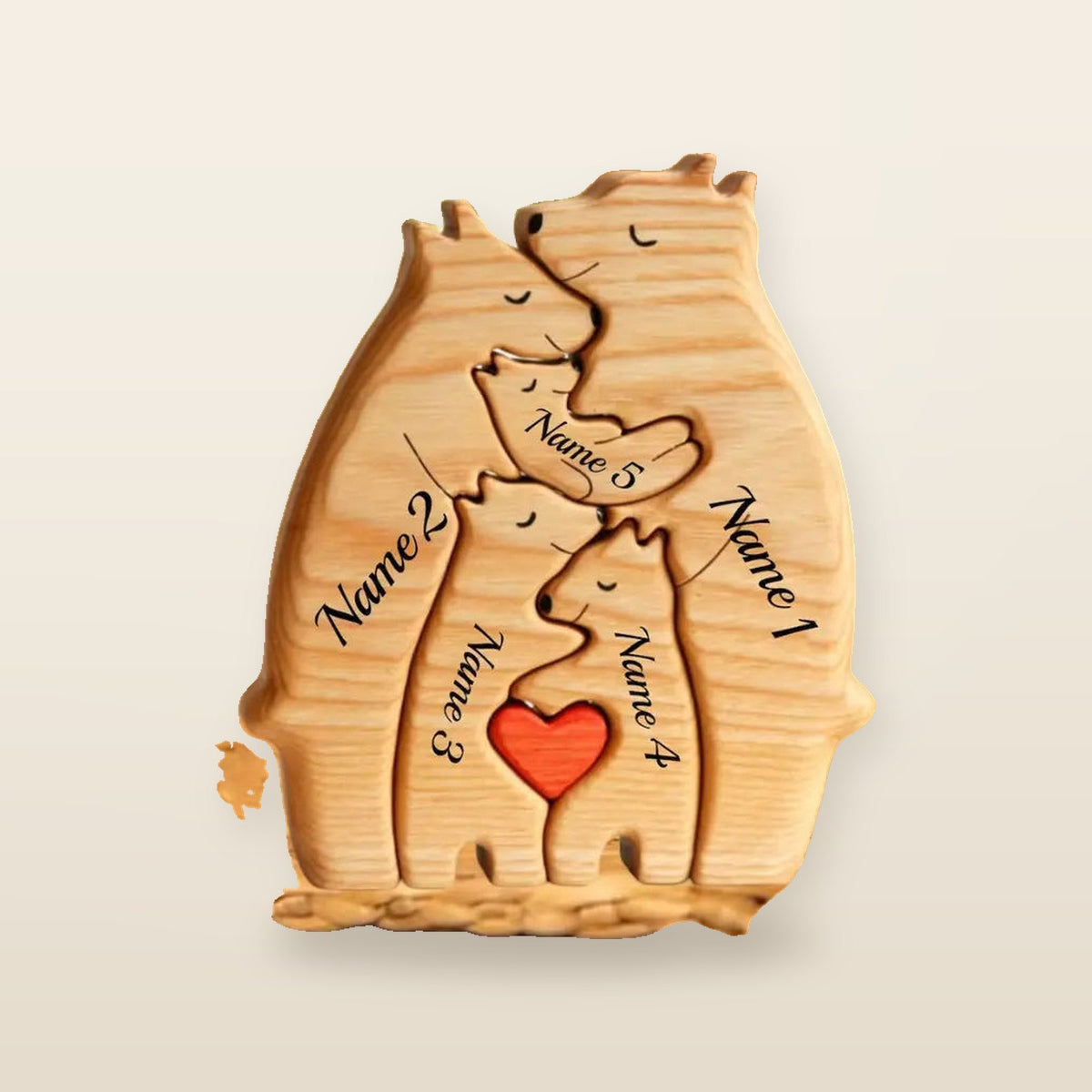 Puzzle en bois personnalisable