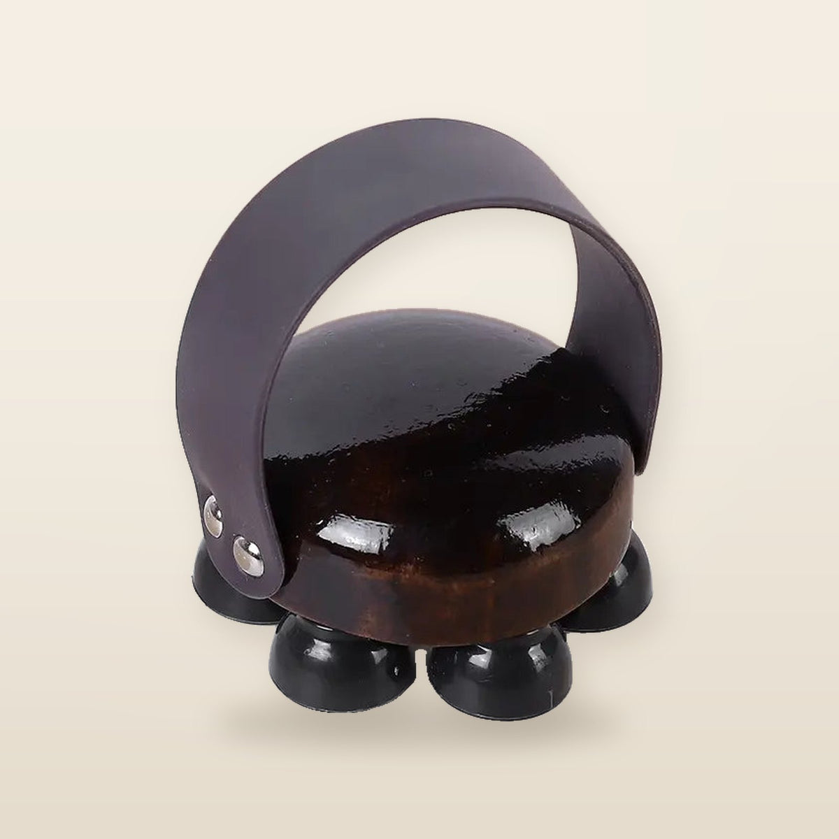 Rouleau de Massage Portable – Outil d’Acupression à 6 Balles Métalliques