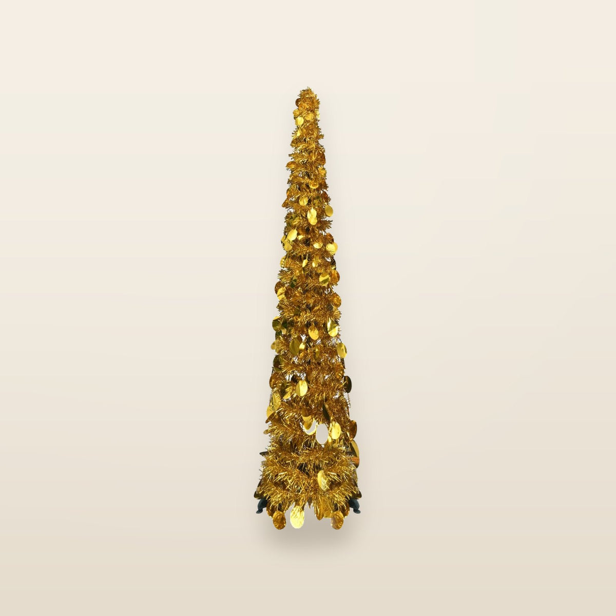 Sapin de Noël escamotable 120 cm – Doré ou vert