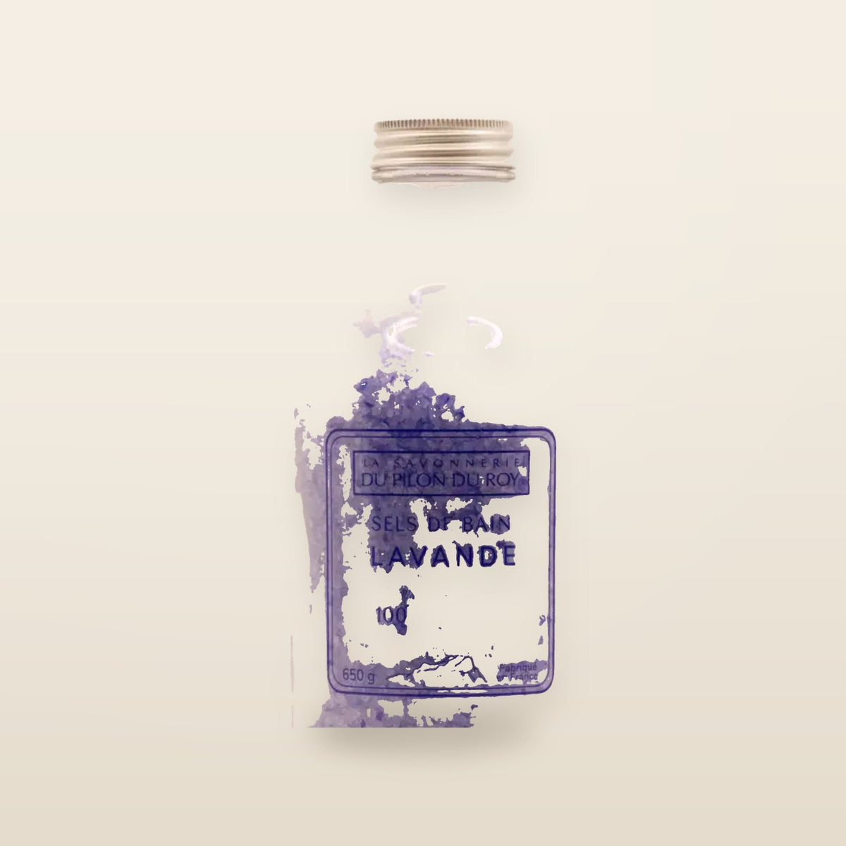 Revitalisierendes Badesalz mit Lavendel 650g - Savonnerie Du Pilon Du Roy