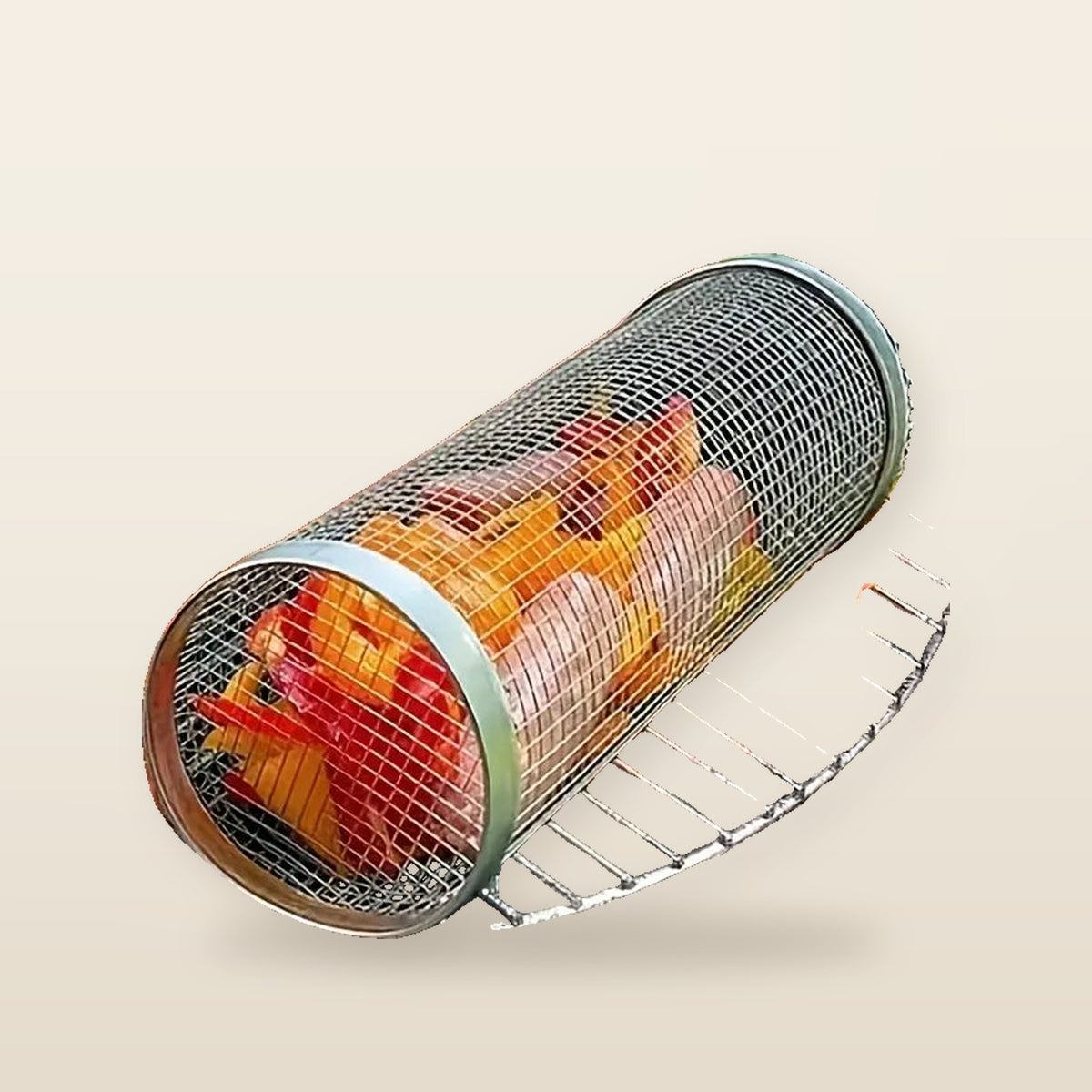 Set de Barbecue Portable 3-en-1 en Acier Inoxydable