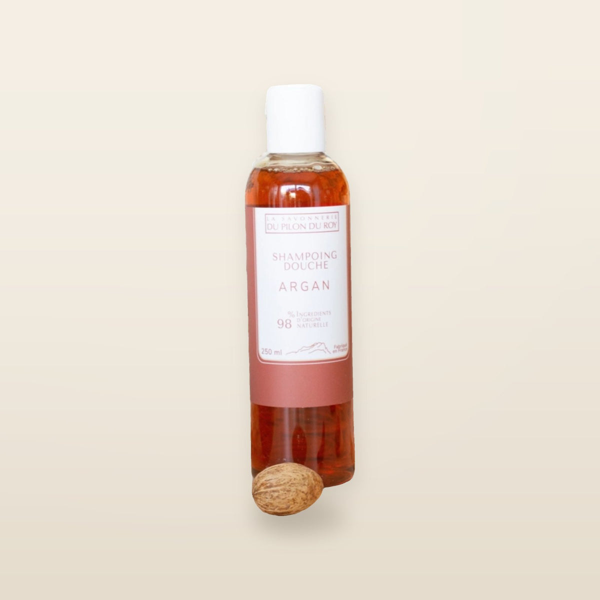 Shower shampoo with organic Argan oil 250ml - Savonnerie Du Pilon Du Roy