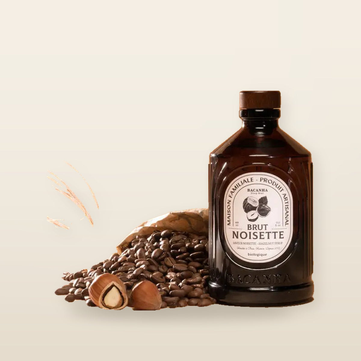 Bio Roher Haselnusssirup - 400 ml
