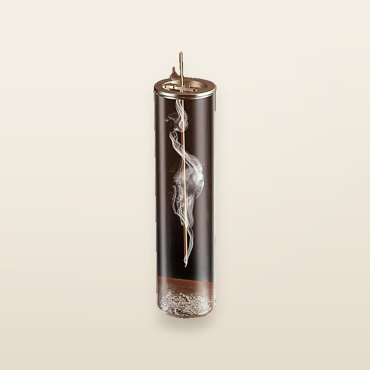 Support de Bâtonnet d’Encens Moderne avec Collecteur de Cendres Amovible en Verre
