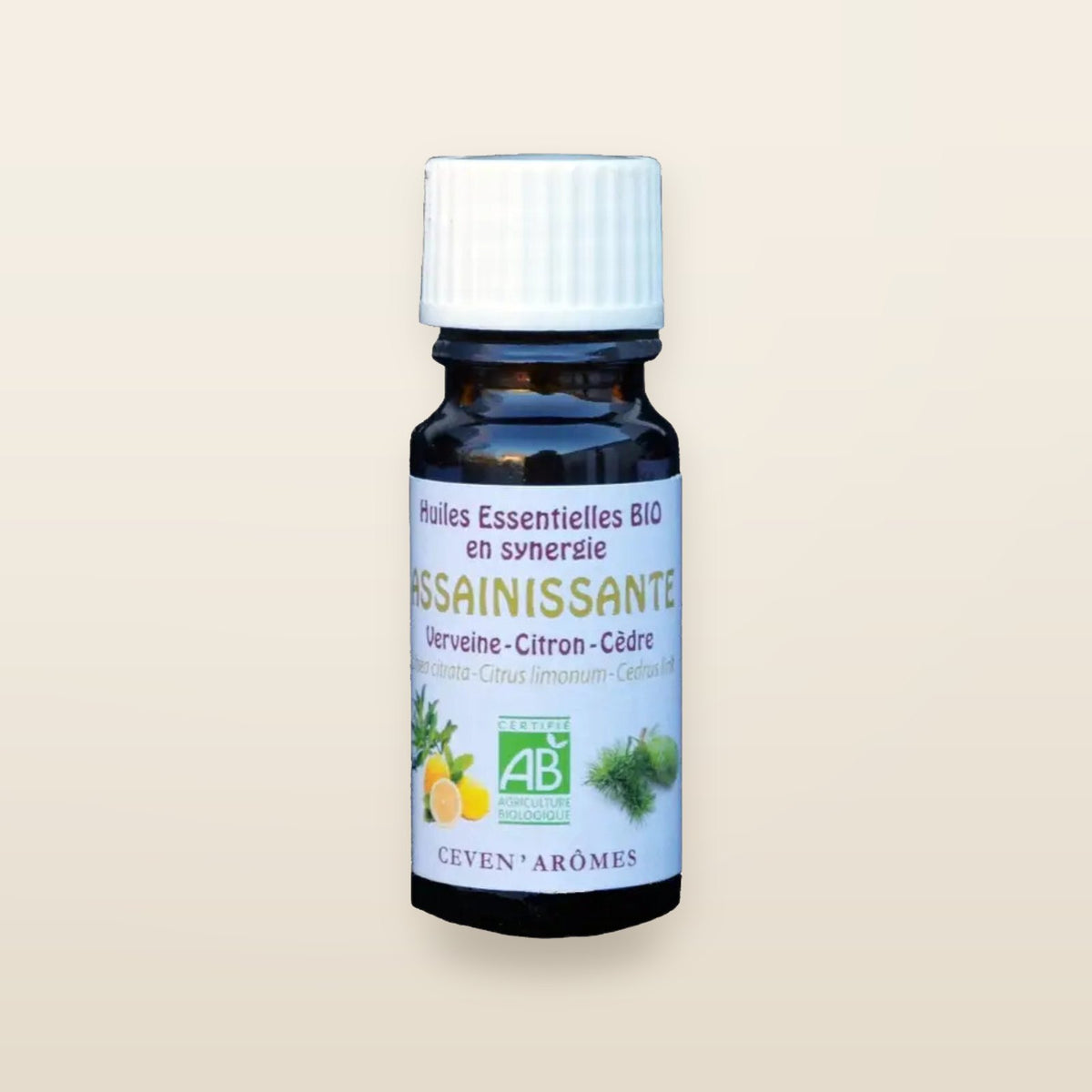 Organic Sanitizing Synergy Lemon Verbena Cedar - Céven'Arômes