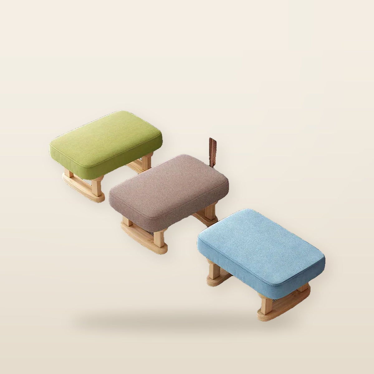 Tabouret de Canapé en Bois Massif