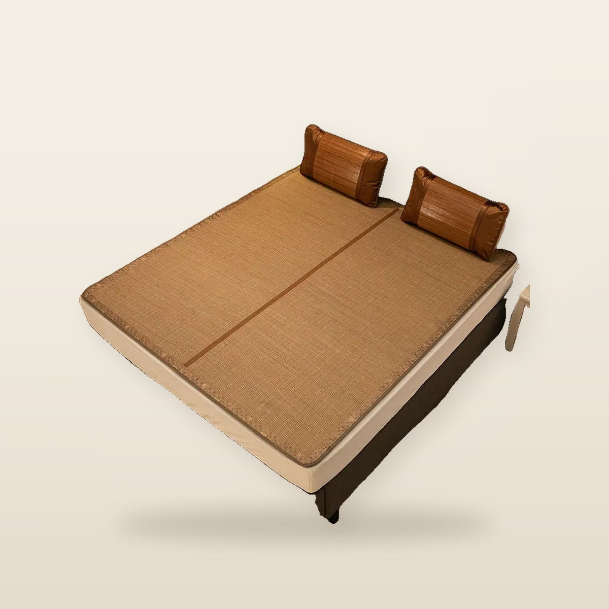Tapis de Refroidissement Réversible en Bambou – Literie d'Été Pliable et Douce