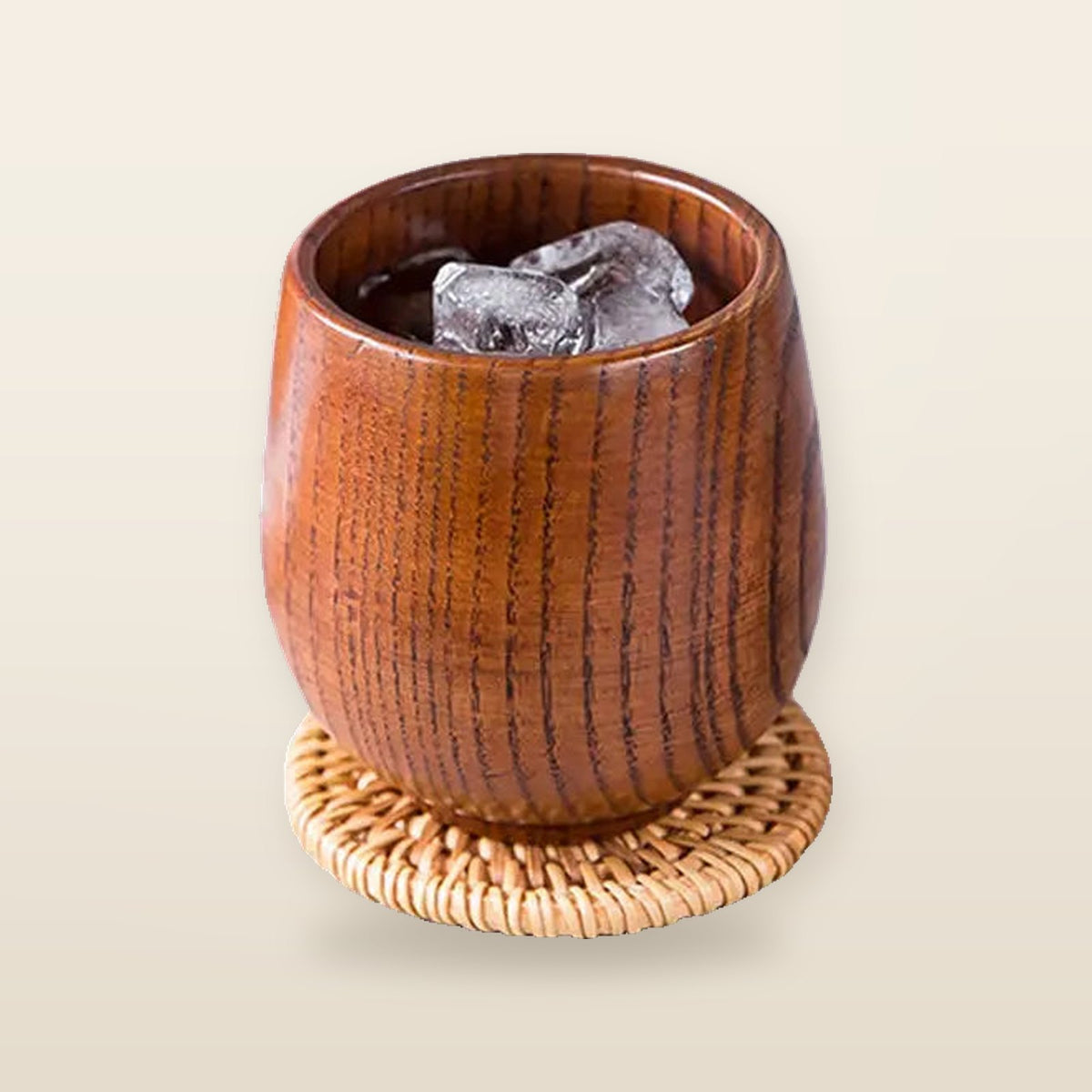 Tasse à Thé en Bois Naturel