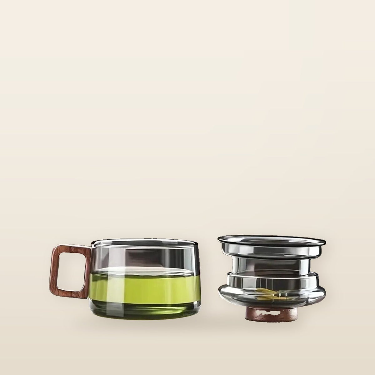 Tasse à Thé en Verre Multifonctionnelle avec Infuseur