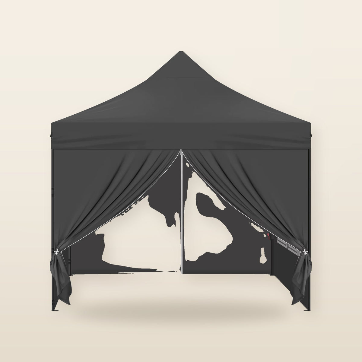 Tente de Fête Étanche et Résistante aux UV avec Pergola Réglable en Hauteur et 4 Parois Latérales Amovibles