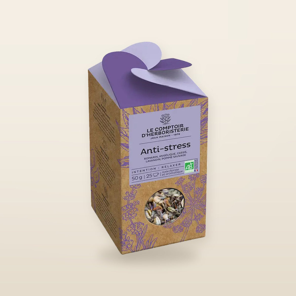 Tisane Anti-Stress Bio – Comptoir d’Herboristerie