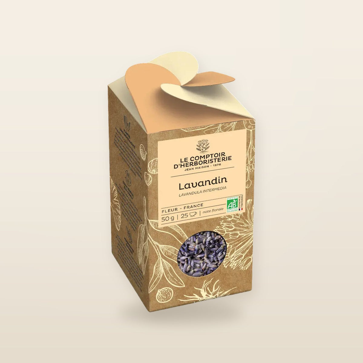Organic Lavandin Flower Infusion France 50g – A Floral and Soothing Infusion 