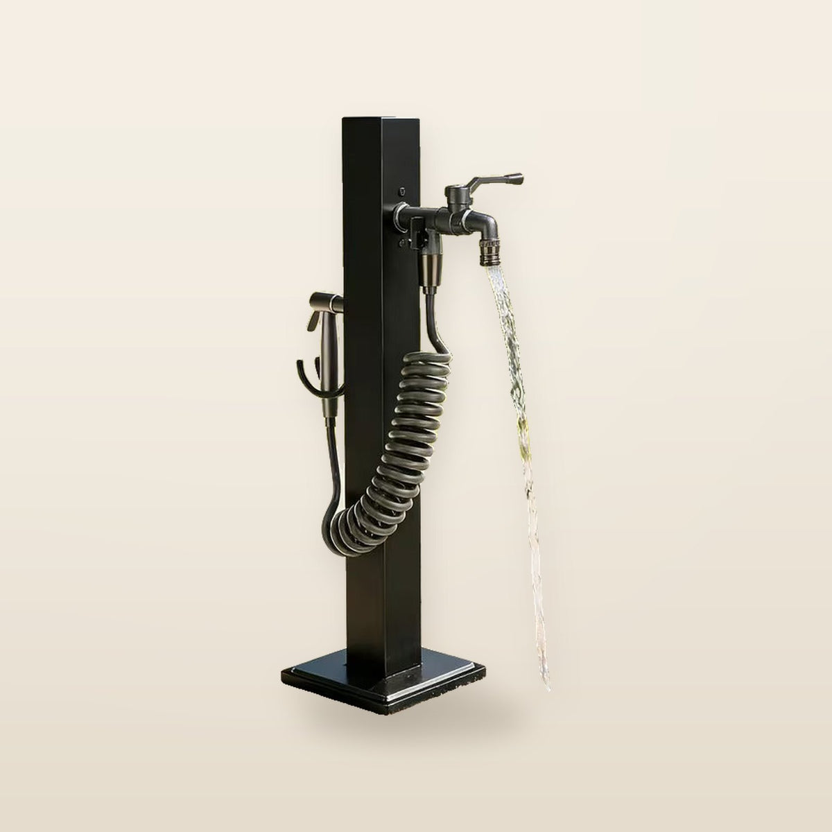 Borne d’eau extérieure inox 304 avec robinet