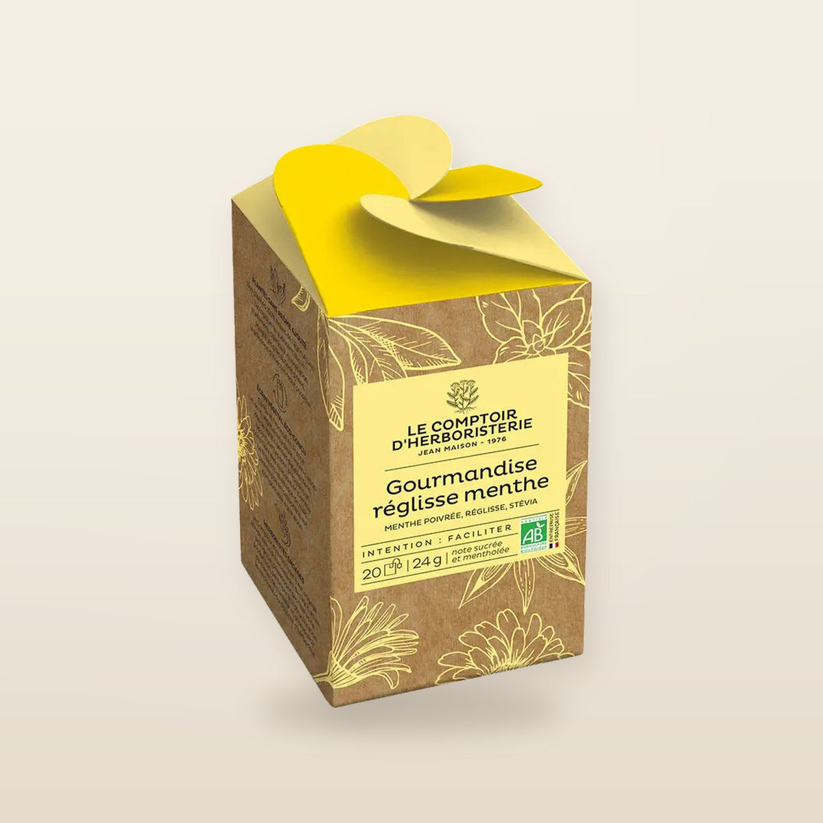 ORGANIC GOURMET LICORICE MINT HERBAL TEA INFUSION (x20)