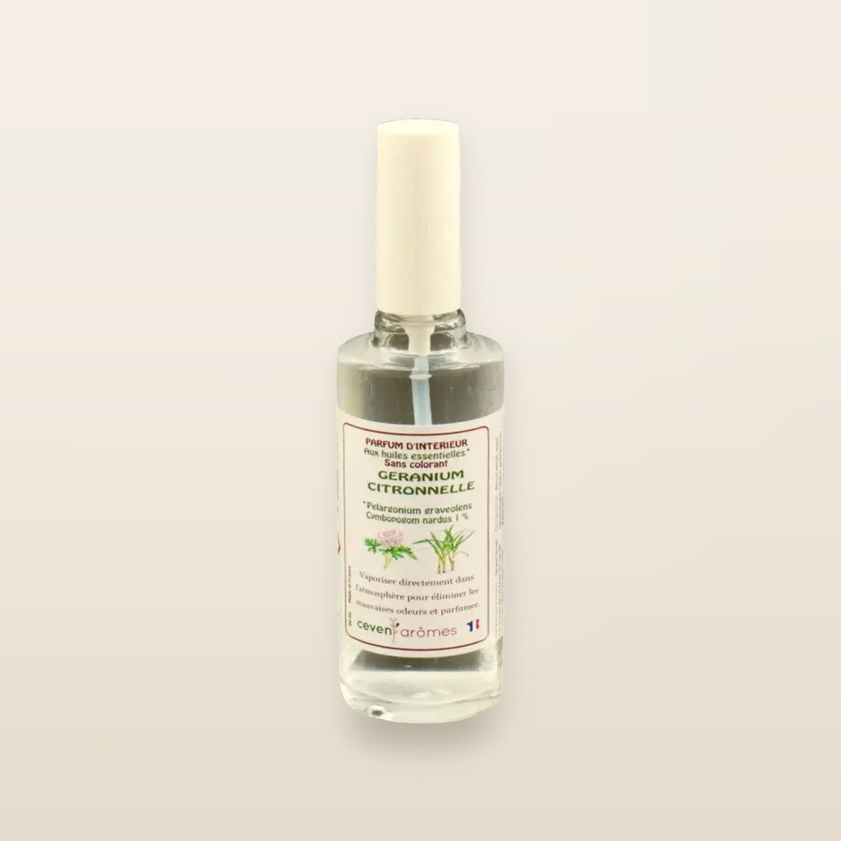 Natural Anti-Mosquito Spray 50ml – Geranium and Lemongrass Essential Oils - Avatar Céven'Arômes