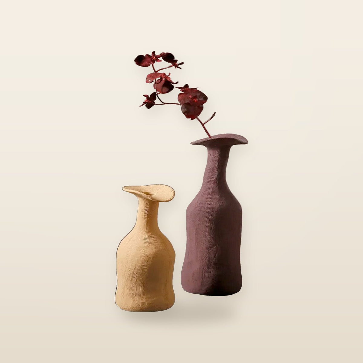 Morandi Blumenvase im nordischen Stil