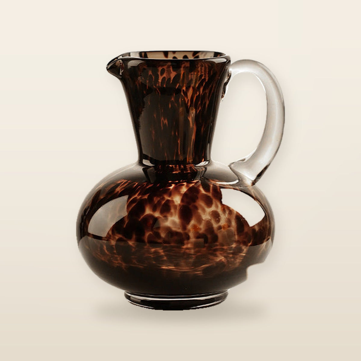 Vase en Verre Transparent en Forme de Bouilloire