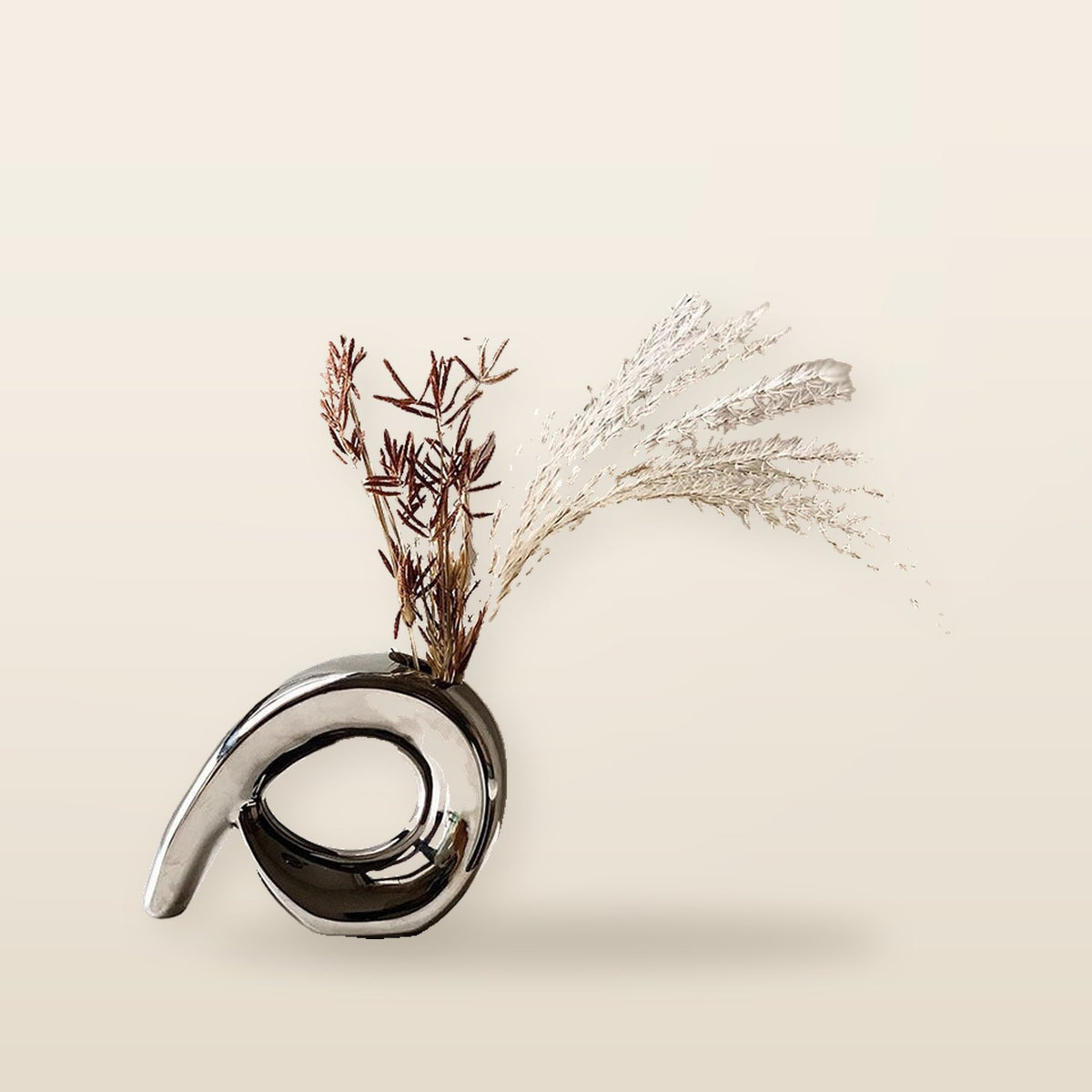 Vase en Céramique Galvanisée