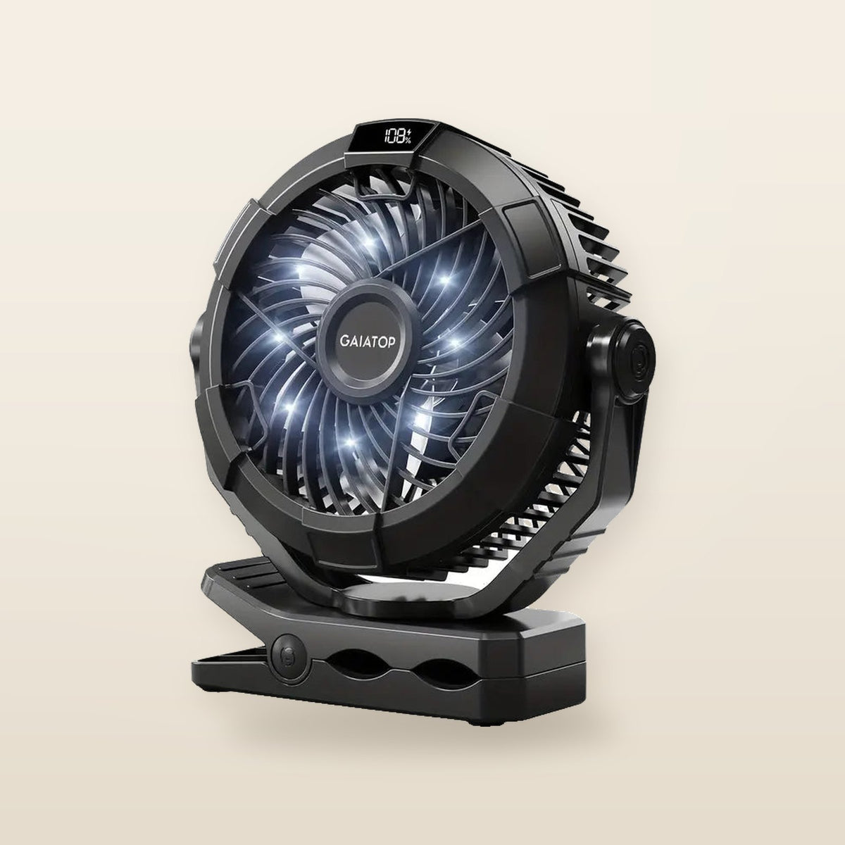 Ventilateur de Camping Portable avec Lanterne LED
