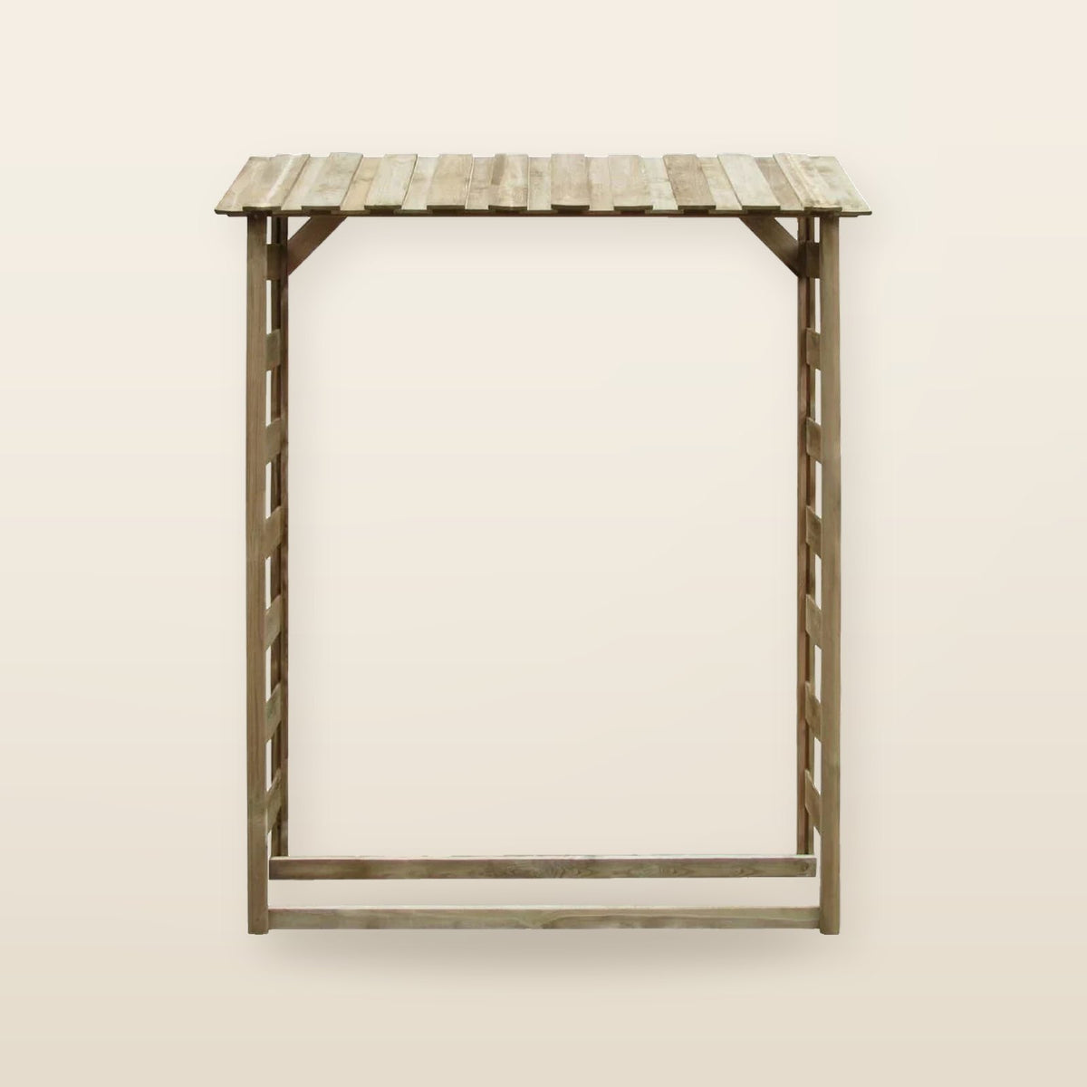 Abri bois de chauffage - Pin traité, robuste et ventilé
