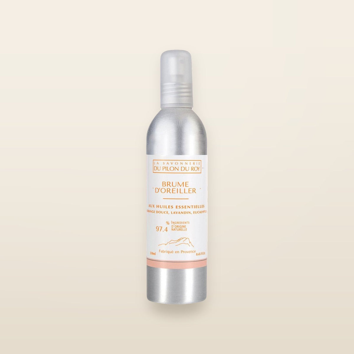 Kissennebel mit ätherischen Ölen aus Süßorange, Lavandin und Eukalyptus, 250 ml – La Savonnerie du Pilon du Roy