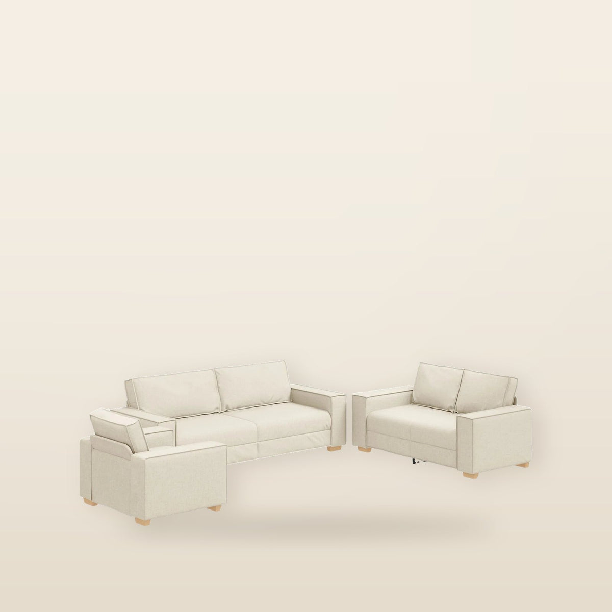 Canapé & Fauteuil en Lin – De 1 à 3 places